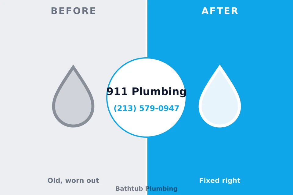 Before and after: plumbing company New Washington, OH